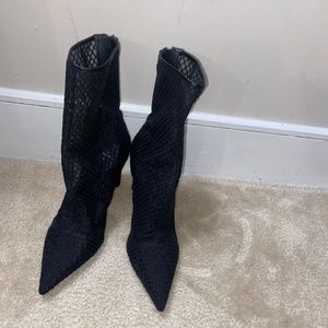Black Zara booties